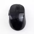 Obraz % s -Bezdrátová optická myš s adaptérem USB, 1200 dpi, černá