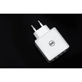 Napájecí adaptér Daewoo Fast Charger, nabíjecí proud 2,4 A, 4 zásuvky USB, bílý