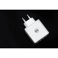 Obraz % s -Napájecí adaptér Daewoo Fast Charger, nabíjecí proud 2,4 A, 4 zásuvky USB, bílý
