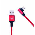 Obraz % s -Kabel Daewoo USB, 2 metry, typ C, červený