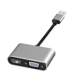 Obraz % s -Převodník USB2.0 - adaptér HDMI/VGA, + 3,5 mm jack konektor