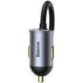 Nabíječka USB a USB-C do zapalovače automobilu Baseus se 4 zásuvkami
