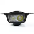 Obraz % s -Bat King vysoce svítivé bateriové COB LED světlo na kolo s kovovým krytem, 4,8W