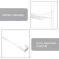 Obraz % s -pětipatrový kovový regál do kuchyně, spíže nebo koupelny - 130 cm