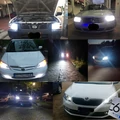 C6 pár LED autožárovky s paticí H7 - studená bílá