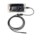 Obraz % s -Endoskopická kamera OTG s vestavěným LED světlem, připojení USB a microUSB, 5 metrů
