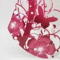Obraz % s -Plastová skládací váza s květinovým vzorem 28 cm