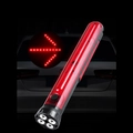 Obraz % s -Bateriové výstražné světlo LED s vysokým jasem, červené nouzové světlo ve tvaru šipky