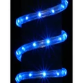 Venkovní LED světelný kabel, modrý, 8 programů, 10 metrů