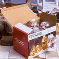 Vánoční LED světelný řetěz s ozdobami, postavičky Santa Clause, teplá bílá, 3m