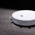 Obraz % s -Chytrý robotický vysavač, podlahový vysavač s příslušenstvím, bílý