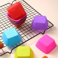 Obraz % s -12-dielna farebná silikónová forma na muffiny - tvar štvorec