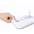 Stolní LED lampa s nastavitelným jasem se síťovým adaptérem, bílá