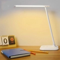 Obraz % s -Stolní LED lampa s nastavitelným jasem se síťovým adaptérem, bílá