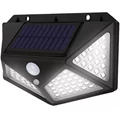 100 LED solární nástěnné světlo se senzorem pohybu, 4 LED panely