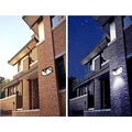 100 LED solární nástěnné světlo se senzorem pohybu, 4 LED panely