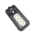 Vysoký jas LED solární, solární, nástěnná lampa s konzolou, dálkové ovládání, senzor pohybu, 3 led