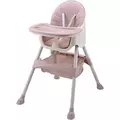Obraz % s -přenosná dětská židlička 2 v 1, židlička s podnosem, růžová