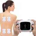 Obraz % s -Elektrický pulzující masážní přístroj, čtyřzónový svalový stimulátor, přístroj na hubnutí