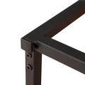 Obraz % s -Elite Home® Elegantní minimalistický konferenční stolek s černým kovovým rámem a dubovou deskou