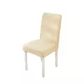 Obraz % s -Pružný, elastický potah na jídelní židle, chránič židle, odolný, omyvatelný 1 kus, béžový