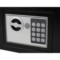 Domácí trezor s elektronickým číselným zámkem, upevňovacími šrouby a dvěma klíči