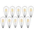 Edisonova žárovka, žárovka LED retro, zdroj světla, 4W, 2700K, teplá bílá