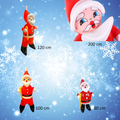 Obraz % s -Nafukovací Santa Claus, vánoční dekorace, výška 200 cm