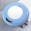 Obraz % s -Inteligentní, samohybný, automatický robotický vysavač, podlahový čistič, napájený baterií, modrý