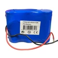 Obraz % s -Tříčlánková baterie pro solární panel, 3x4000mAh, 3,2V, 10 x 8 x 3,5 cm, modrá