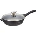 Pánev se skleněnou poklicí a mramorovým povrchem Royalty Line, 24 cm, RL-BDF24ML