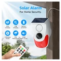 Bezdrátový pohybový alarm s solárním napájením, inteligentní ochrana pro venkovní i vnitřní použití
