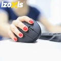 Bezdrátová stolní myš, ergonomická, šetrná k zápěstí, vertikální myš pro počítače, univerzální, USB 2,4 GHz, černá