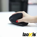 Bezdrátová stolní myš, ergonomická, šetrná k zápěstí, vertikální myš pro počítače, univerzální, USB 2,4 GHz, černá
