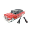 Obraz % s -WSTER 1955 Reproduktor Bluetooth ve tvaru Chevrolet Nomad, port USB, slot na kartu TF, červený