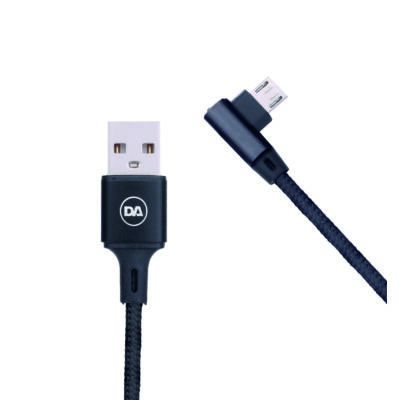 Kabel Daewoo USB, 2 metry, Type-C, černý
