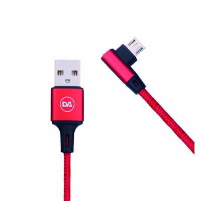 Kabel Daewoo USB, 2 metry, typ C, červený