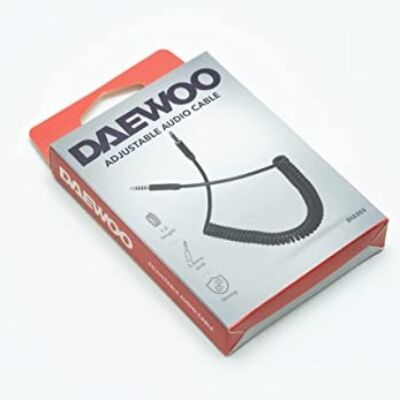Ohebný audio kabel Daewoo s 2 x 3,5 mm konektory, DI2355