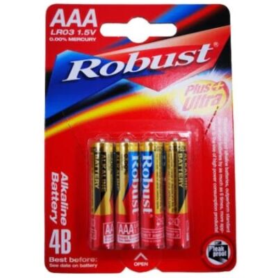 Robustní alkalické baterie AAA 1,5 V Ultra Plus - 4 ks
