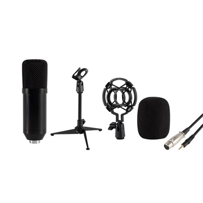 SAL Studiová mikrofonní sada, stativ, XLR-3,5 mm, M12