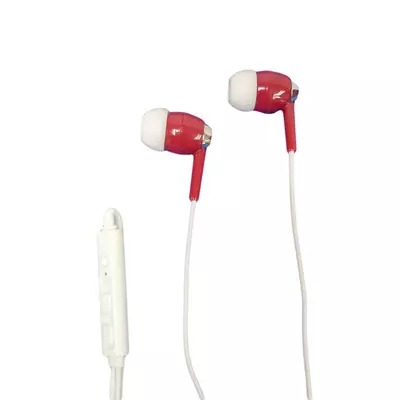 Stereofonní sluchátka Falcon, červená, YM-436