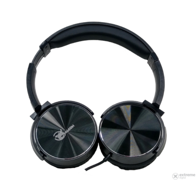Kabelová stereofonní sluchátka Falcon, černá, YM-551