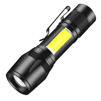 Mini Power Style COB LED extra jasná multifunkční svítilna malých rozměrů v plastové krabičce