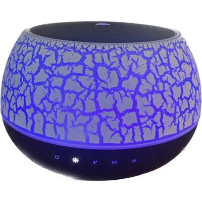 Zvlhčovač vzduchu Bluetooth, difuzér vůně, 7 barev, dálkové ovládání, tmavá barva