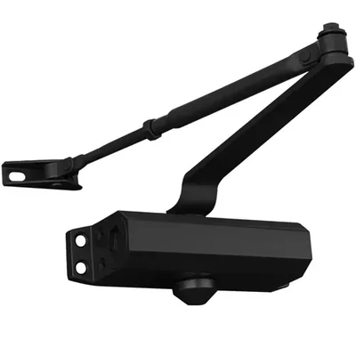 Hydraulický otvírač dveří, páková klapka, reverzibilní, 35-60 kg, 600-1000 mm, černý