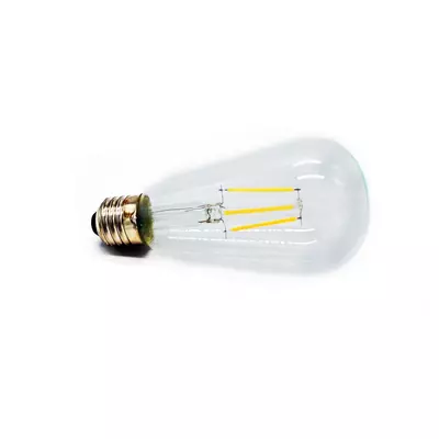 Edisonova žárovka, žárovka LED retro, zdroj světla, 4W, 2700K, teplá bílá