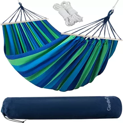 Zahradní houpací síť pro dvě osoby, 260x160 cm, nosnost 150 kg, barva