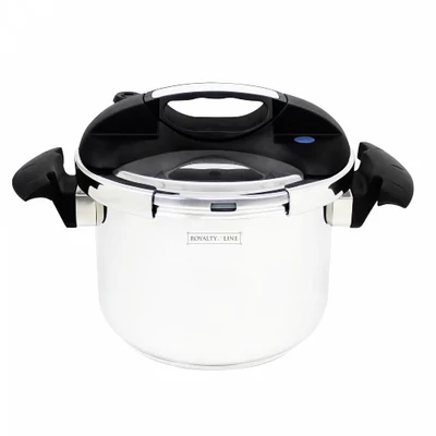 Nerezový odpadkový koš Royalty Line, 6 litrů, šířka 22 cm, RL-PS6L