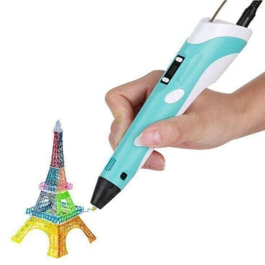 3D pero s digitálním displejem a dárkovým vláknem pro tiskárnu