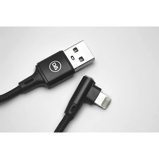 Daewoo USB kabel, 2 metry, Iphone, černý